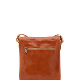 Borsa a tracolla uomo in vera pelle Made in Italy 5550-Cognac I Fratelli