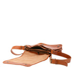 Borsa a tracolla uomo in vera pelle Made in Italy 5550-Cognac I Fratelli