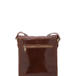 Borsa a tracolla uomo in vera pelle Made in Italy 5550-Marrone I Fratelli