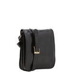 Borsa a tracolla uomo in vera pelle Made in Italy 5550-Nero I Fratelli