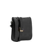 Borsa a tracolla uomo in vera pelle Made in Italy 5550-Nero I Fratelli