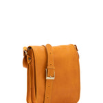 Borsa a tracolla uomo in vera pelle Made in Italy 5550-Senape I Fratelli