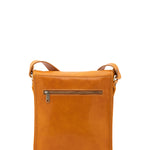 Borsa a tracolla uomo in vera pelle Made in Italy 5550-Senape I Fratelli