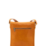 Borsa a tracolla uomo in vera pelle Made in Italy 5550-Senape I Fratelli