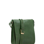 Borsa a tracolla uomo in vera pelle Made in Italy 5550-Verde I Fratelli