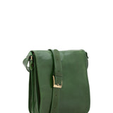 Borsa a tracolla uomo in vera pelle Made in Italy 5550-Verde I Fratelli