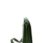 Borsa a tracolla uomo in vera pelle Made in Italy 5550-Verde I Fratelli