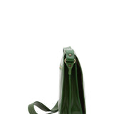 Borsa a tracolla uomo in vera pelle Made in Italy 5550-Verde I Fratelli