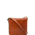 Borsa a tracolla uomo in vera pelle Made in Italy 5551-Cognac I Fratelli