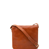 Borsa a tracolla uomo in vera pelle Made in Italy 5551-Cognac I Fratelli