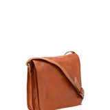 Borsa a tracolla uomo in vera pelle Made in Italy 5551-Cognac I Fratelli