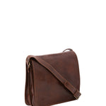 Borsa a tracolla uomo in vera pelle Made in Italy 5551-Marrone I Fratelli