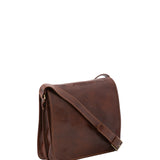Borsa a tracolla uomo in vera pelle Made in Italy 5551-Marrone I Fratelli