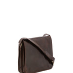 Borsa a tracolla uomo in vera pelle Made in Italy 5551-Tmoro I Fratelli