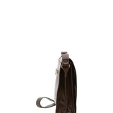 Borsa a tracolla uomo in vera pelle Made in Italy 5551-Tmoro I Fratelli