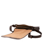 Borsa a tracolla uomo in vera pelle Made in Italy 5551-Tmoro I Fratelli