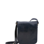 Borsa a tracolla uomo in vera pelle Made in Italy 5552-Blu I Fratelli