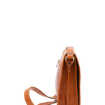 Borsa a tracolla uomo in vera pelle Made in Italy 5552-Cognac I Fratelli