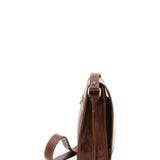 Borsa a tracolla uomo in vera pelle Made in Italy 5552-Marrone I Fratelli