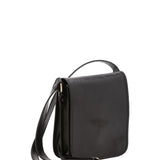 Borsa a tracolla uomo in vera pelle Made in Italy 5552-Nero I Fratelli