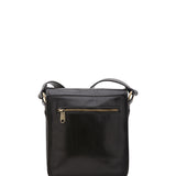 Borsa a tracolla uomo in vera pelle Made in Italy 5552-Nero I Fratelli