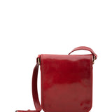 Borsa a tracolla uomo in vera pelle Made in Italy 5552-Rosso I Fratelli