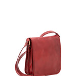 Borsa a tracolla uomo in vera pelle Made in Italy 5552-Rosso I Fratelli