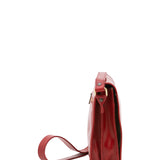 Borsa a tracolla uomo in vera pelle Made in Italy 5552-Rosso I Fratelli