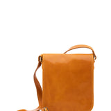 Borsa a tracolla uomo in vera pelle Made in Italy 5552-Senape I Fratelli