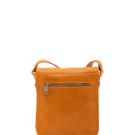 Borsa a tracolla uomo in vera pelle Made in Italy 5552-Senape I Fratelli