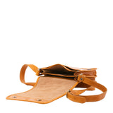 Borsa a tracolla uomo in vera pelle Made in Italy 5552-Senape I Fratelli