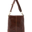 Borsa a spalla da donna 100% pelle 5553-Marrone I Fratelli