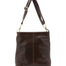 Borsa a spalla da donna 100% pelle 5553-Tmoro I Fratelli