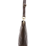 Borsa a spalla da donna 100% pelle 5553-Tmoro I Fratelli