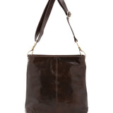 Borsa a spalla da donna 100% pelle 5553-Tmoro I Fratelli