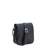 Borsa a tracolla da uomo in vera pelle Made in Italy 5554-Blu I Fratelli
