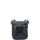 Borsa a tracolla da uomo in vera pelle Made in Italy 5554-Blu I Fratelli
