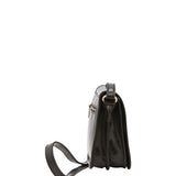 Borsa a tracolla da uomo in vera pelle Made in Italy 5554-Nero I Fratelli