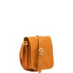 Borsa a tracolla da uomo in vera pelle Made in Italy 5554-Senape I Fratelli