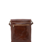 Borsa a tracolla uomo in vera pelle Made in Italy 5555-Marrone I Fratelli