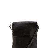 Borsa a tracolla uomo in vera pelle Made in Italy 5555-Nero I Fratelli