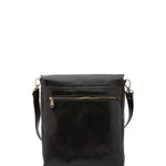 Borsa a tracolla uomo in vera pelle Made in Italy 5555-Nero I Fratelli