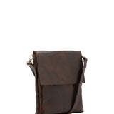 Borsa a tracolla uomo in vera pelle Made in Italy 5555-Tmoro I Fratelli
