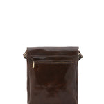 Borsa a tracolla uomo in vera pelle Made in Italy 5555-Tmoro I Fratelli