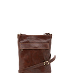 Borsa a tracolla uomo in vera pelle Made in Italy 5556-Marrone I Fratelli