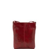 Borsa a tracolla uomo in vera pelle Made in Italy 5556-Rosso I Fratelli