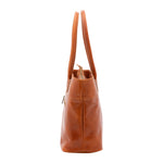 Borsa a tracolla da uomo in vera pelle 100% pelle 5562-Cognac I Fratelli