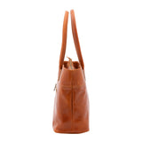 Borsa a tracolla da uomo in vera pelle 100% pelle 5562-Cognac I Fratelli