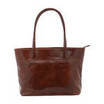Borsa a tracolla da uomo in vera pelle 100% pelle 5562-Marrone I Fratelli