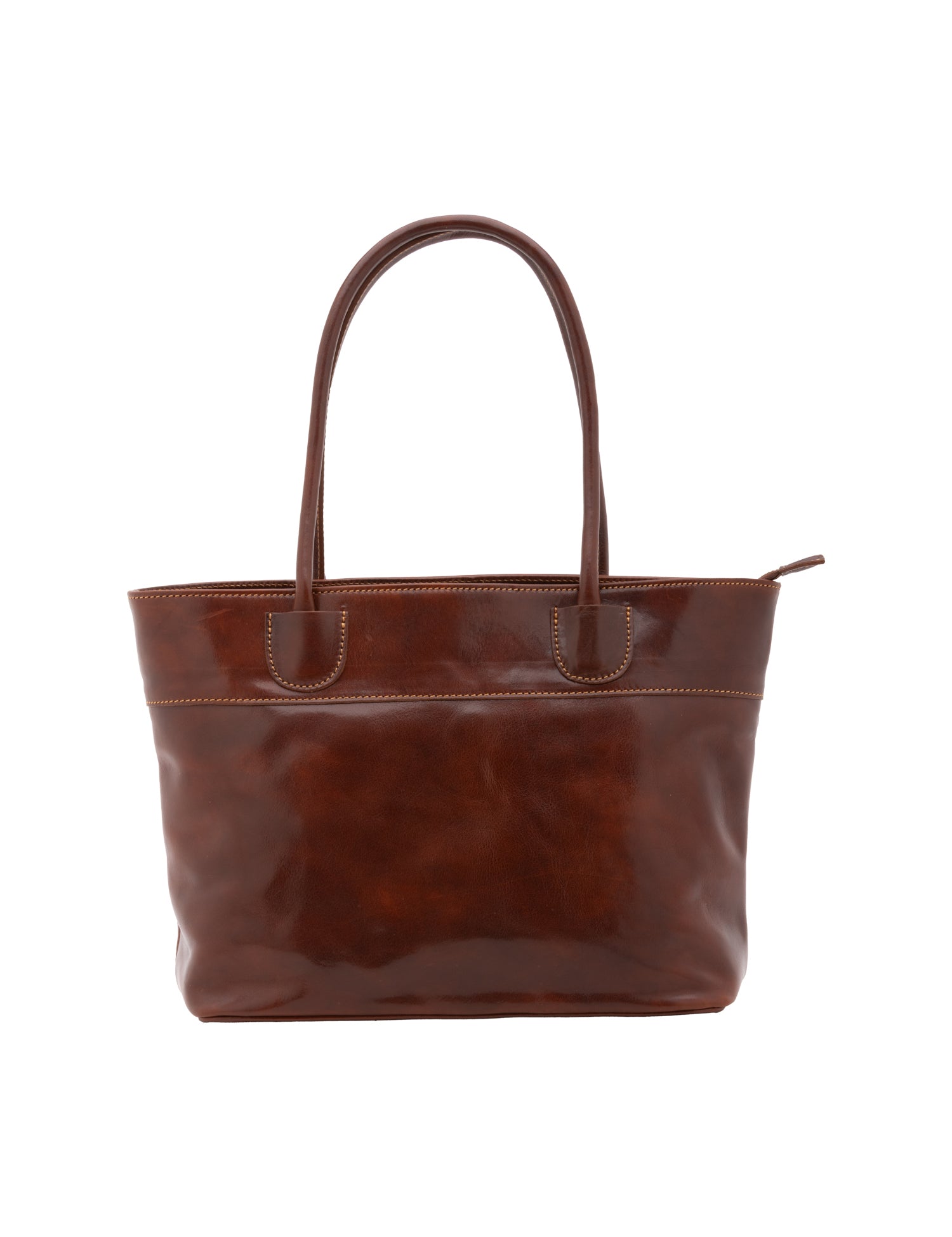 Borsa a tracolla da uomo in vera pelle 100% pelle 5562-Marrone I Fratelli